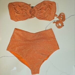 Terra Sparkle MONTCE Orange Bikini Set